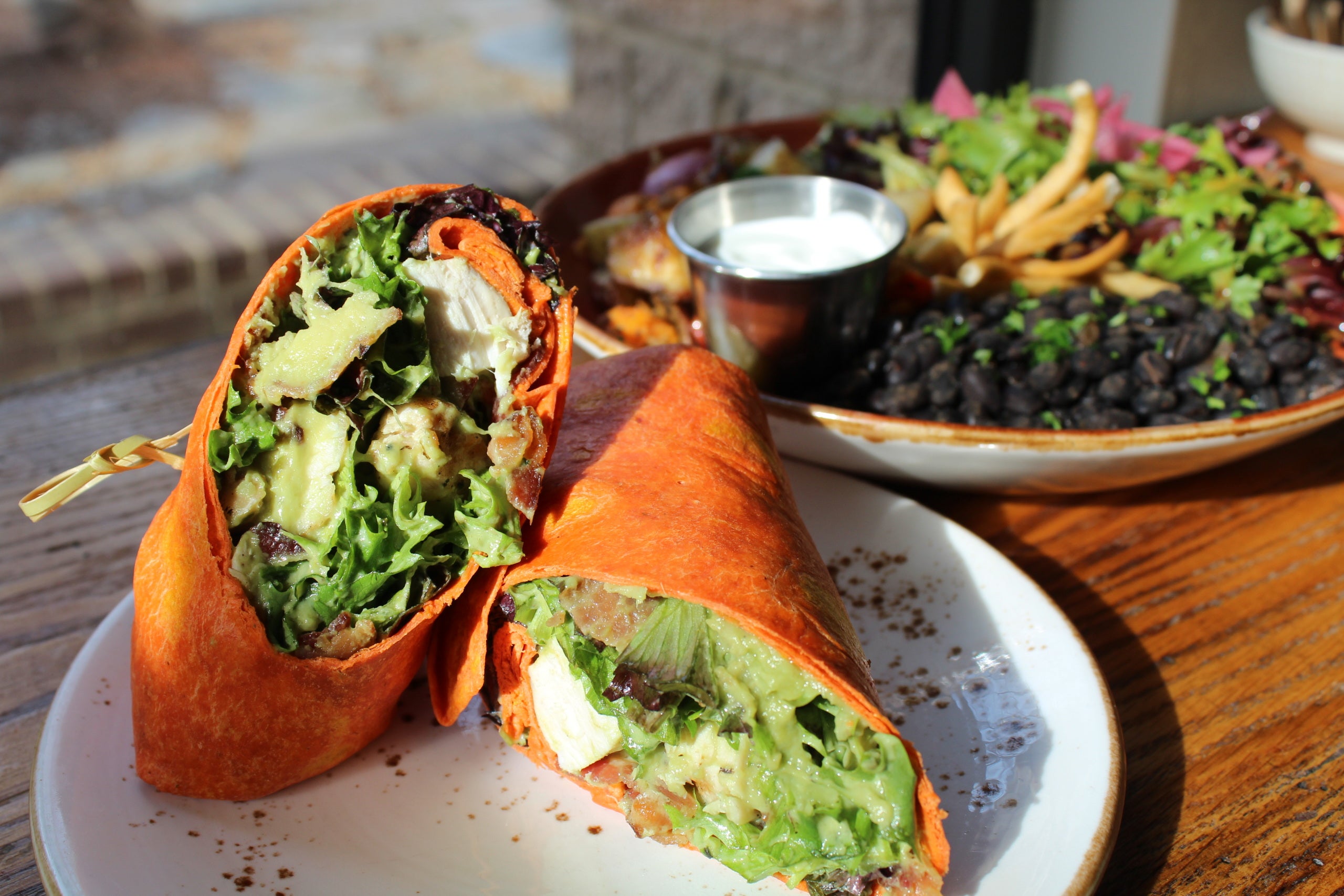 Grilled Chicken Avocado Wrap | Roots Cafe